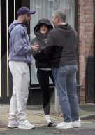 EXCLUSIVE: Kyle Walker And Annie Kilner Enjoy A Stroll Around Alderley Edge In Cheshire After Grabbing A Coffee From Cafe Nero - 10 Nov 2025