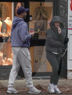 EXCLUSIVE: Kyle Walker And Annie Kilner Enjoy A Stroll Around Alderley Edge In Cheshire After Grabbing A Coffee From Cafe Nero - 10 Nov 2025