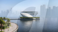 Plan for floating art museum