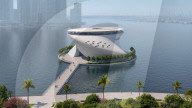 Plan for floating art museum