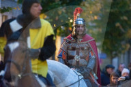 Traditional Martinszug Procession In Duesseldorf