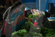 Bustling Market Of Kalimati Vegetable Market, Nepal