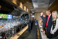 Trump attends Washington Commanders game