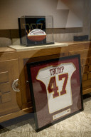 Trump attends Washington Commanders game