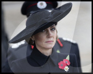 Kate Middleton at Armistice Day service