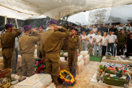 Funeral of Israeli hostage Hadar Goldin