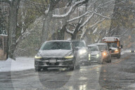 Autumn Season Snowfall In Toronto