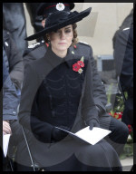 Kate Middleton at Armistice Day service