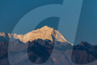 A Stunning Panoramic Scenic View Of The Mountain Range From Kathmandu, Nepal