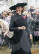 Kate Middleton at Armistice Day service