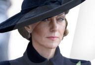 Catherine bei der nationalen Armistice Day-Gedenkfeier in Alrewas