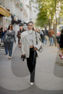 PFW - Mugler Street Style