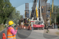 Construction Of The Mexico-Queretaro Train Station