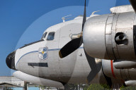 Old Douglas C-54E Skymaster at the Getafe Military Air Base