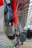 Queen Camilla at Armistice Day event in London