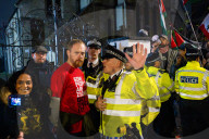 Stop The Hate the pro-Israel campaign group protest outside the Bob Vylan concert at the O2 Forum, Kentish Town, London.