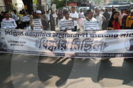  Protest March Against The Delhi Car Blast In Kolkata, India - 12 Nov 2025