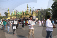  Protest March Against The Delhi Car Blast In Kolkata, India - 12 Nov 2025