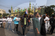  Protest March Against The Delhi Car Blast In Kolkata, India - 12 Nov 2025