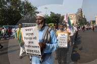  Protest March Against The Delhi Car Blast In Kolkata, India - 12 Nov 2025