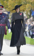 Kate Middleton at Armistice Day service