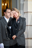 Yael Braun-Pivet Welcomes Mahmoud Abbas At The National Assembly - Paris