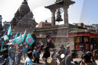Trophy Of Nepal’s Homegrown T20 Cricket The “Nepal Premiere League- NPL” With Crown Of Stone From Mount Everest Gathers Fans On It's Entourage