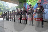 Security Tightened For Banned Awami League Party 'lockdown' Program In Dhaka.
