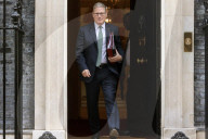 Prime Minister Kier Starmer Leaving For PMQs