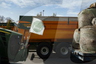 Farmers Mobilize Against Macron In Toulouse - France