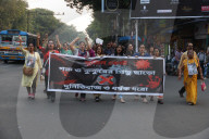 Protest March Against The Supreme Court Oder In Kolkata, India