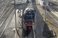 Trenitalia Frecciarossa Train At Bari Centrale Station