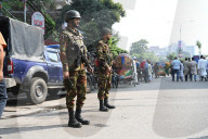 Protest Against Nationwide Lockdown Declared By The Bangladesh Awami League In Dhaka.