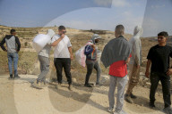 Palestinians Protest Against Israeli Settlers Near Hebron - Palestine