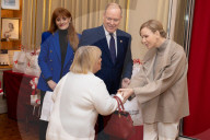 NO TABLOID - Monaco National Day Gifts Distribution at the Red Cross