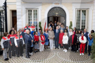 NO TABLOID - Monaco National Day Gifts Distribution at the Red Cross