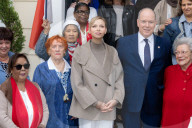 NO TABLOID - Monaco National Day Gifts Distribution at the Red Cross