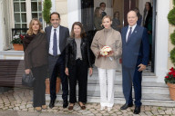 NO TABLOID - Monaco National Day Gifts Distribution at the Red Cross