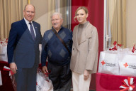 NO TABLOID - Monaco National Day Gifts Distribution at the Red Cross