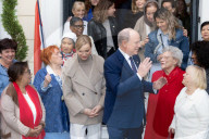 NO TABLOID - Monaco National Day Gifts Distribution at the Red Cross