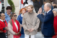 NO TABLOID - Monaco National Day Gifts Distribution at the Red Cross