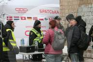 Aftermath of Russian attack in Kyiv’s Desnianskyi District - Ukraine