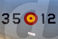 A CASA C295M aircraft of the Spanish Air Force at the Getafe Military Base