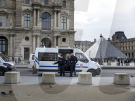 Atmosphere Around Louvres Museum Following Robbery - Paris