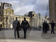 Atmosphere Around Louvres Museum Following Robbery - Paris