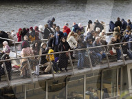 Atmosphere Around Louvres Museum Following Robbery - Paris