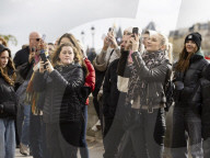 Atmosphere Around Louvres Museum Following Robbery - Paris