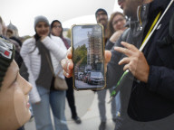 Atmosphere Around Louvres Museum Following Robbery - Paris