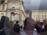 Atmosphere Around Louvres Museum Following Robbery - Paris