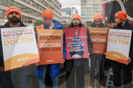 Resident Doctors Picket  Guys & St. Thomas' hospital